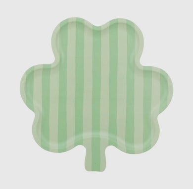 Shamrock shaped bamboo tray