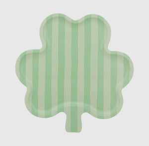 Shamrock shaped bamboo tray