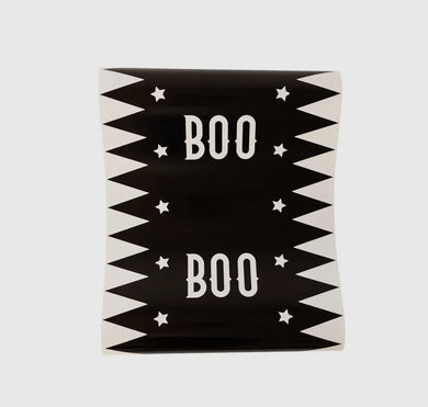 Vintage Halloween boo table runner