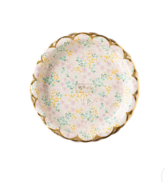 Floral Paper Plates