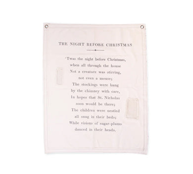 Night before Christmas wall canvas
