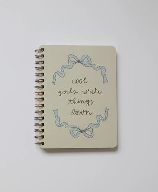 Cool girls spiral notebook