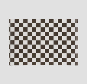 Checkered table runner