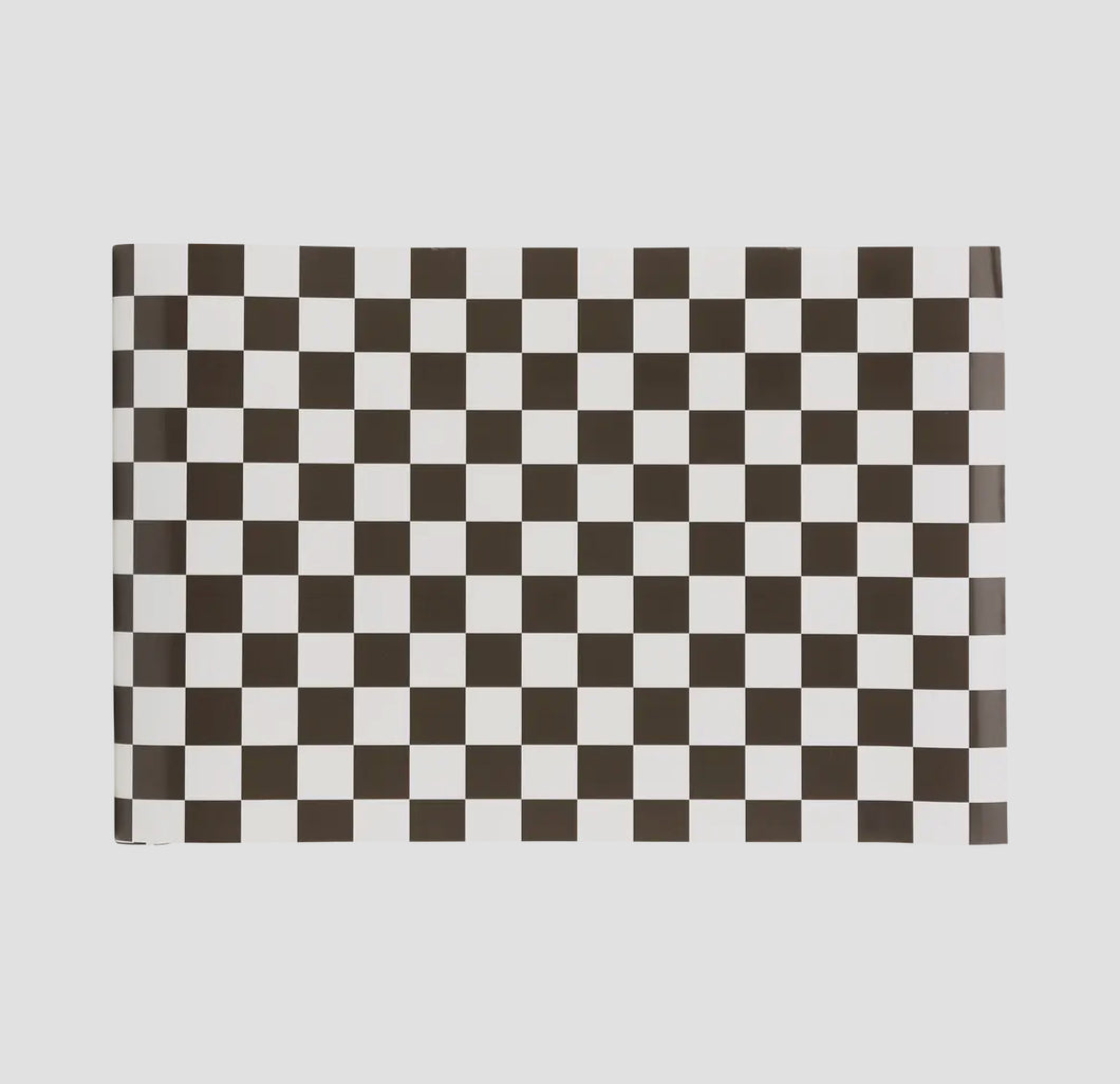 Checkered table runner