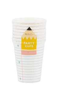 Lined Paper paper cups