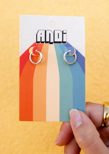 Andi small hoop earrings