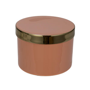 Pink enamel box