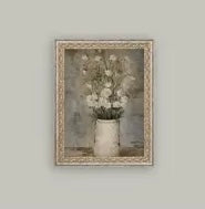 Roses Framed Antique Painting