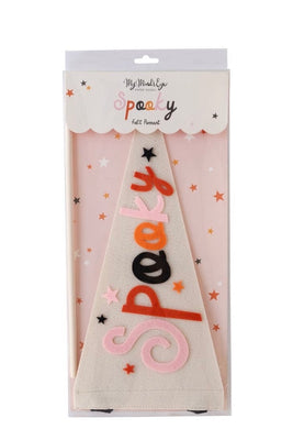 Spooky felt pennant
