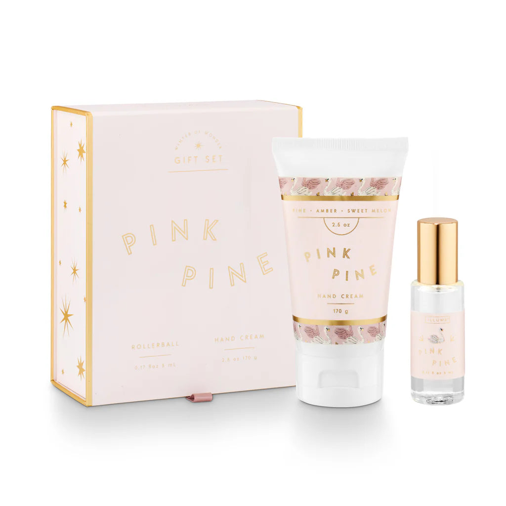 Pink pine gift set