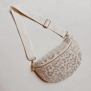 Cream Cheetah Purse