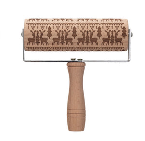 Holiday pattern rolling pin