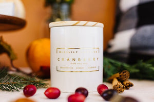Blue Lily Candle