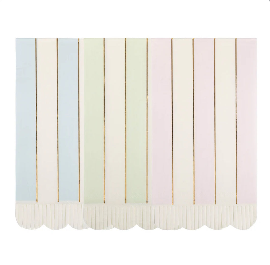 Stripe napkins