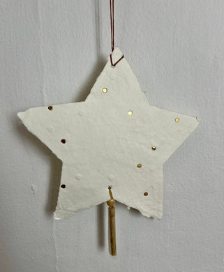 Paper Mache Star Ornament