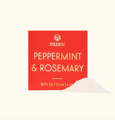 Musee Peppermint & Rosemary Batb Salt Soak