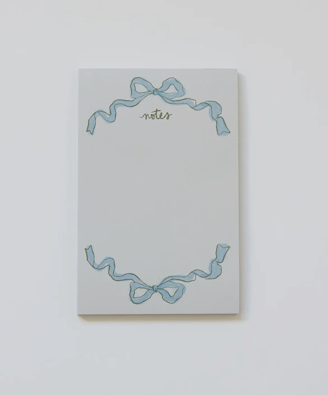 Blue ribbon note pad