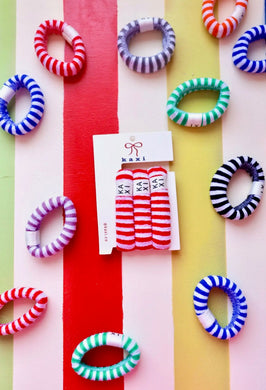 Kaxi Striped Hair Ties