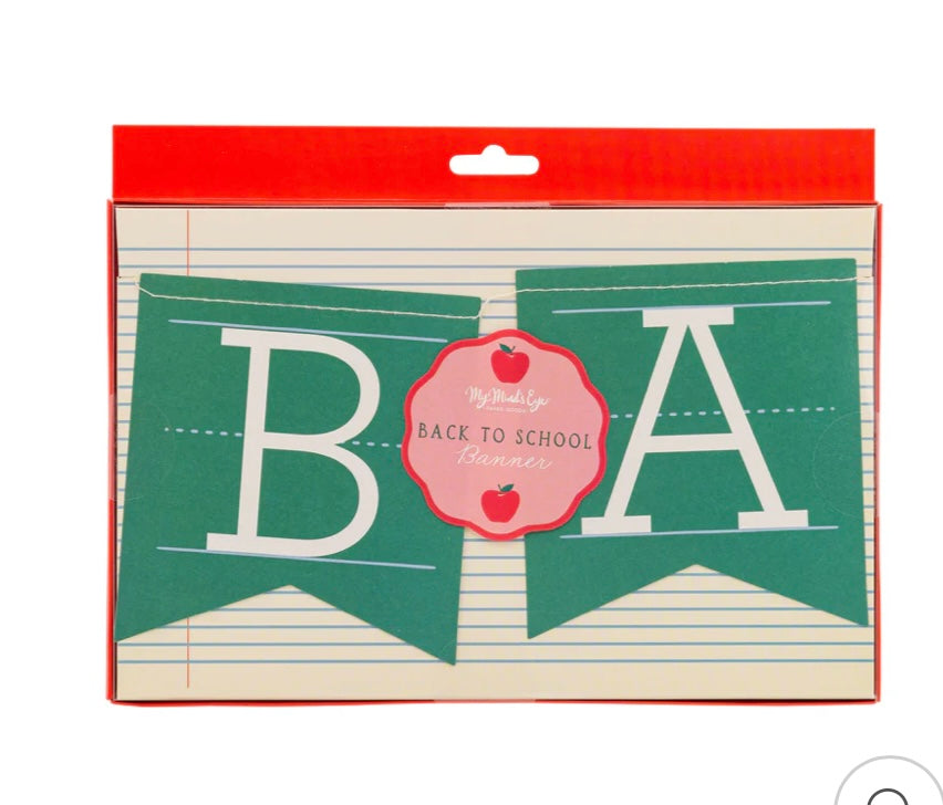Back to school banner