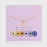 Mom to be Moon Necklace