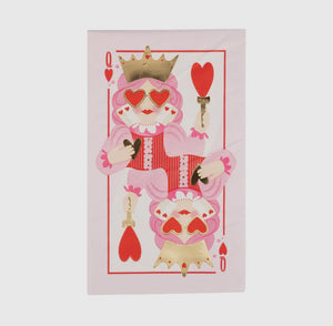 Queen of hearts napkin