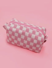 Load image into Gallery viewer, Checkered makeup bags