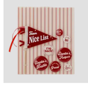 Elf Pennant and Buttons Set