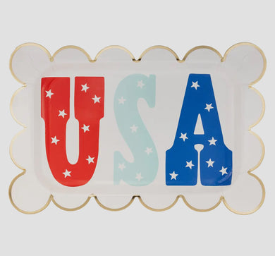 4th of July paper plates