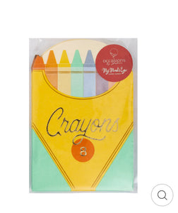 Crayon box napkins