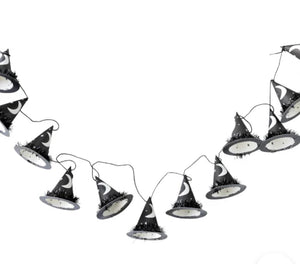 Witch party hat banner