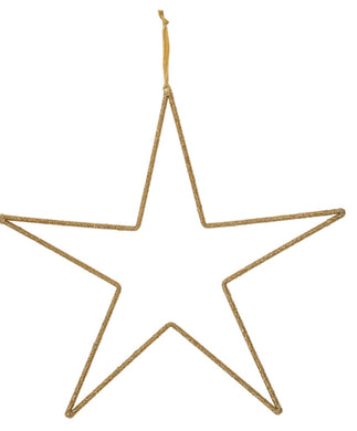 Beaded gold star