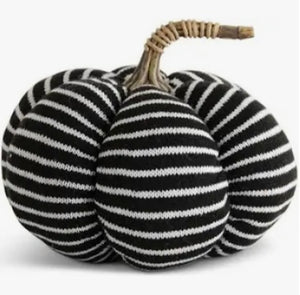 Black + White Stripe Pumpkins
