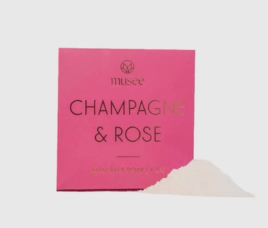 Champagne + Rose bath soak