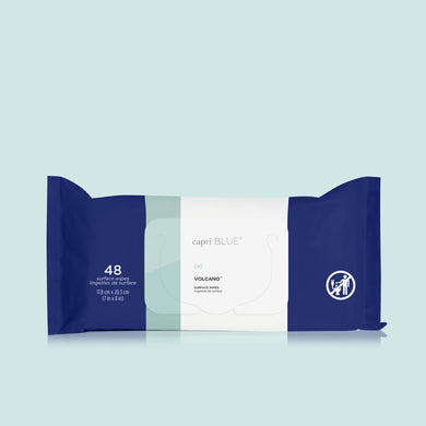 Capri blue surface wipes