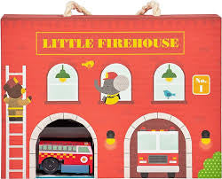 Little Firehouse: wind up and go play set
