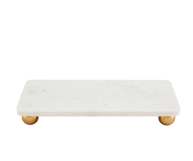 Gold Footed Marble Board ￼