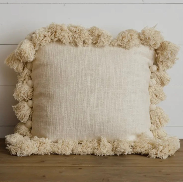 Tassel pillow