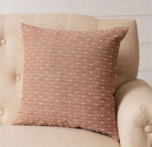 Load image into Gallery viewer, Brown Stitch pillow