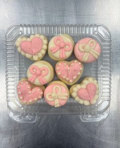 Valentine mini cookies