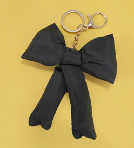 Puffy bow keychain