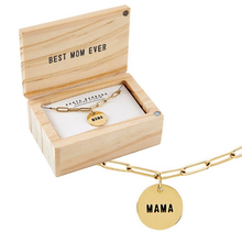 Load image into Gallery viewer, Mama Necklace (wood box)