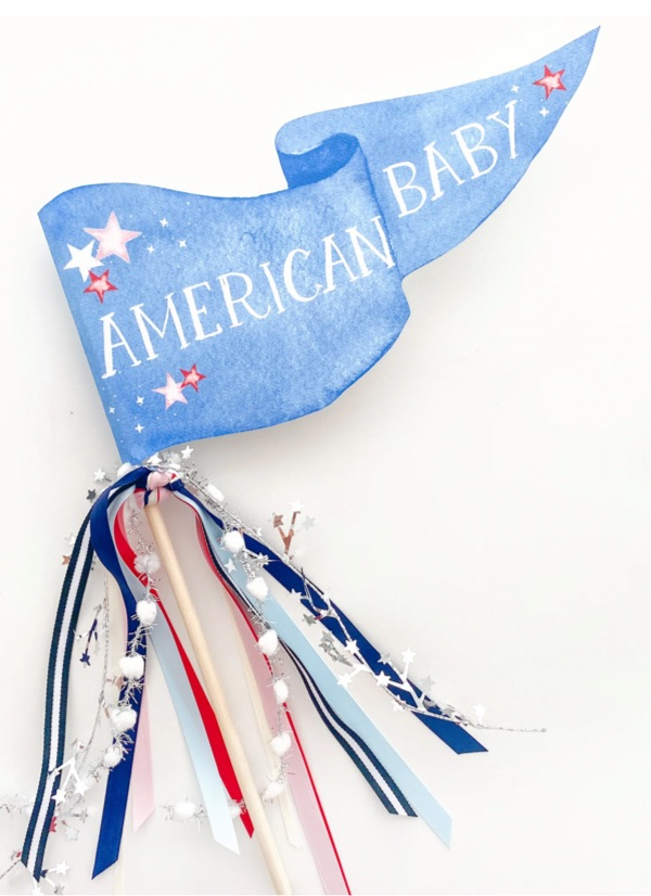American Baby Pennant