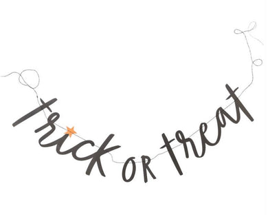 Trick or treat banner