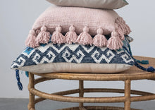 Load image into Gallery viewer, Blush Tassel Pillow