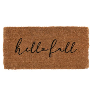 Doormat: HELLO FALL