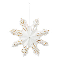 Load image into Gallery viewer, Hanging paper snowflakes