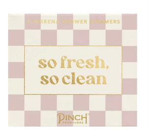 Checkered shower steamers