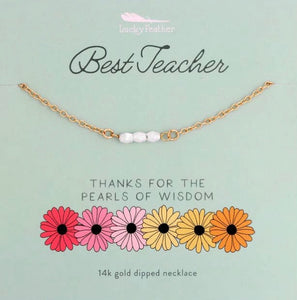 Teacher Necklaces