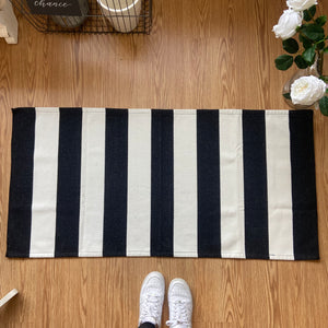 Layer Checkered/stripe doormats